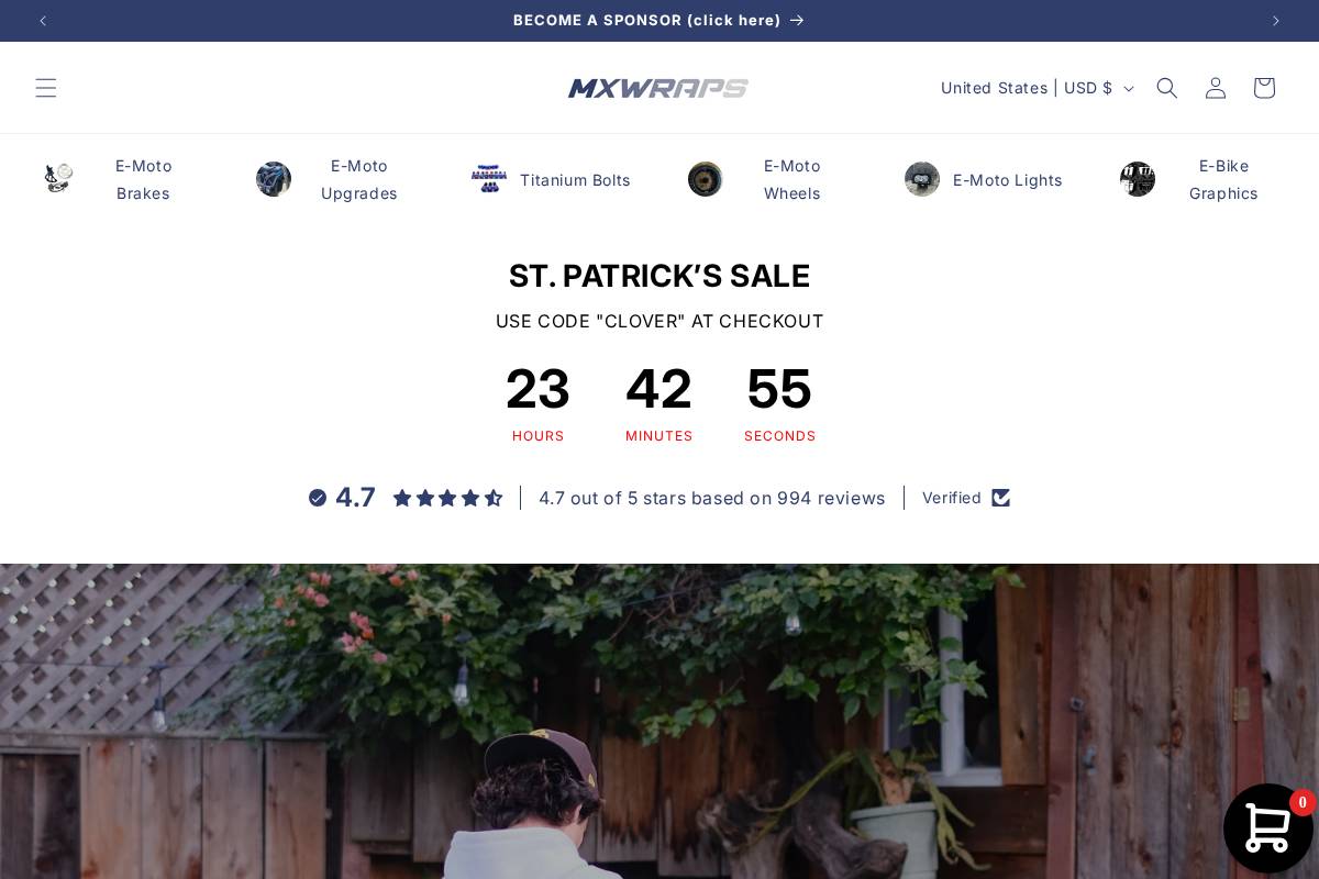 Mxwraps homepage screenshot