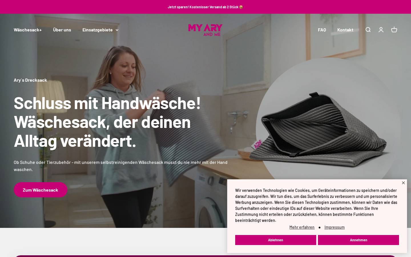 my-ary.de homepage screenshot