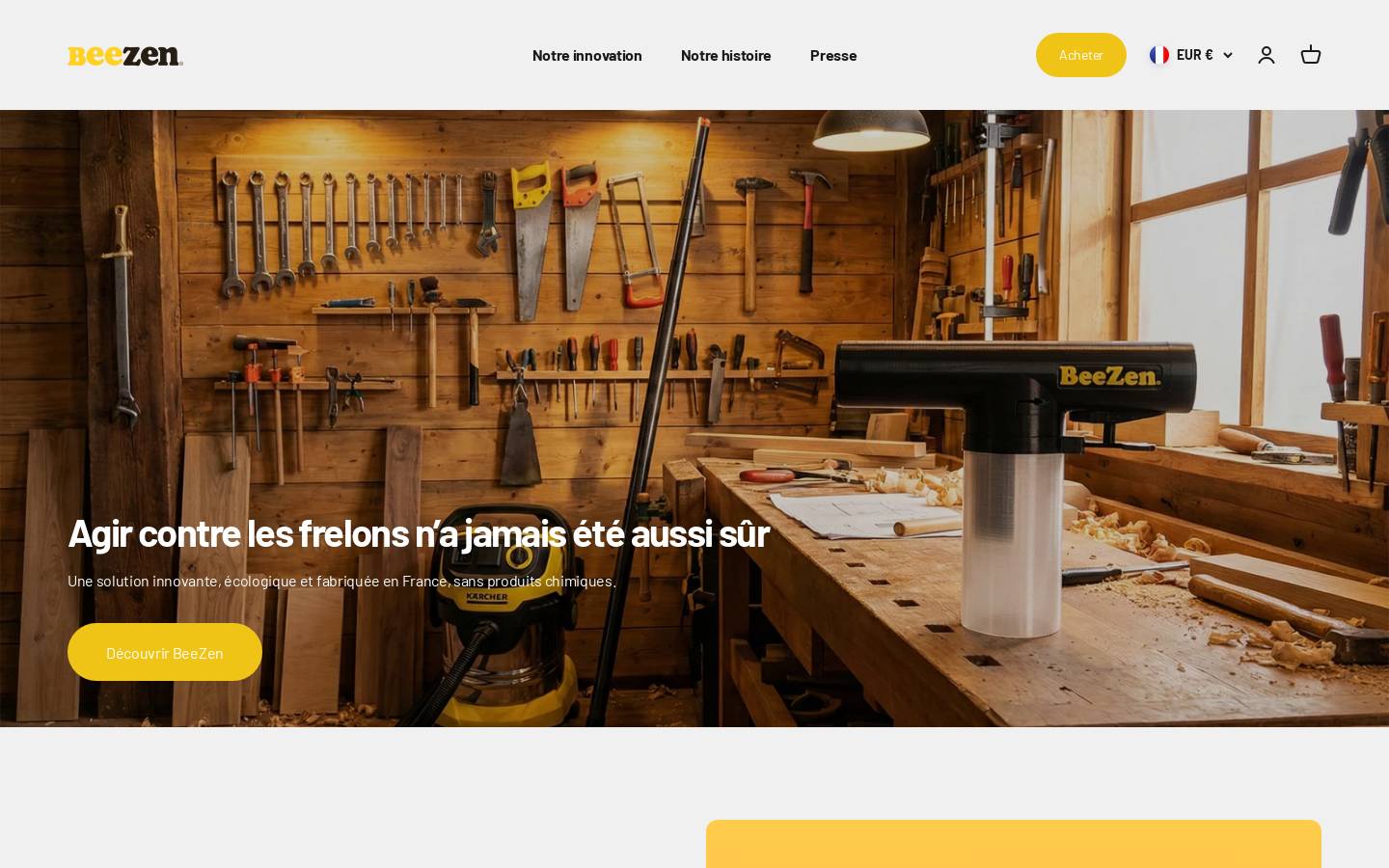 my-beezen.fr homepage screenshot
