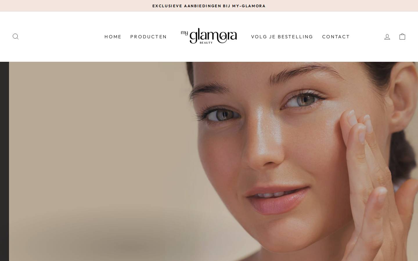 my-glamora.shop homepage screenshot