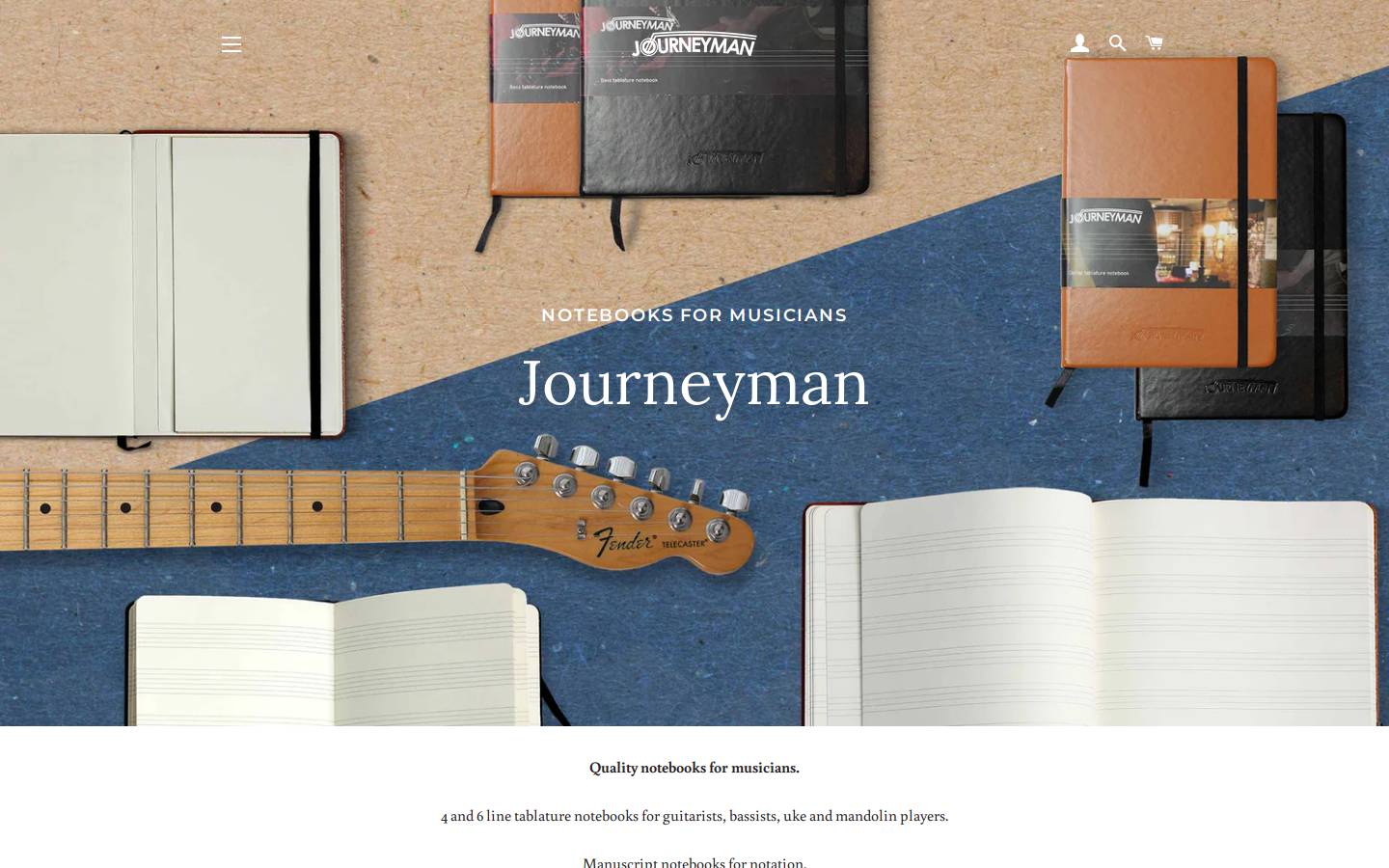 my-journeyman.com homepage screenshot