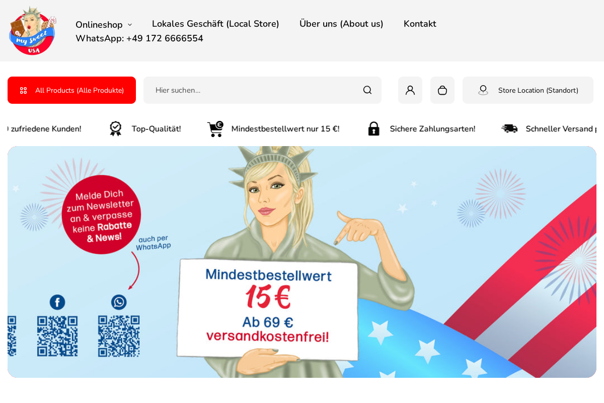 my-sweet-usa.de homepage screenshot