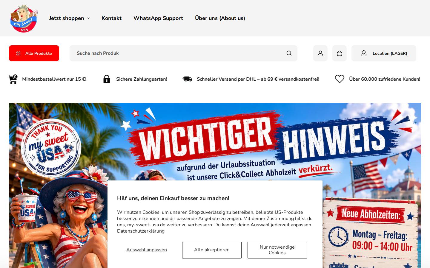 my-usa.shop homepage screenshot