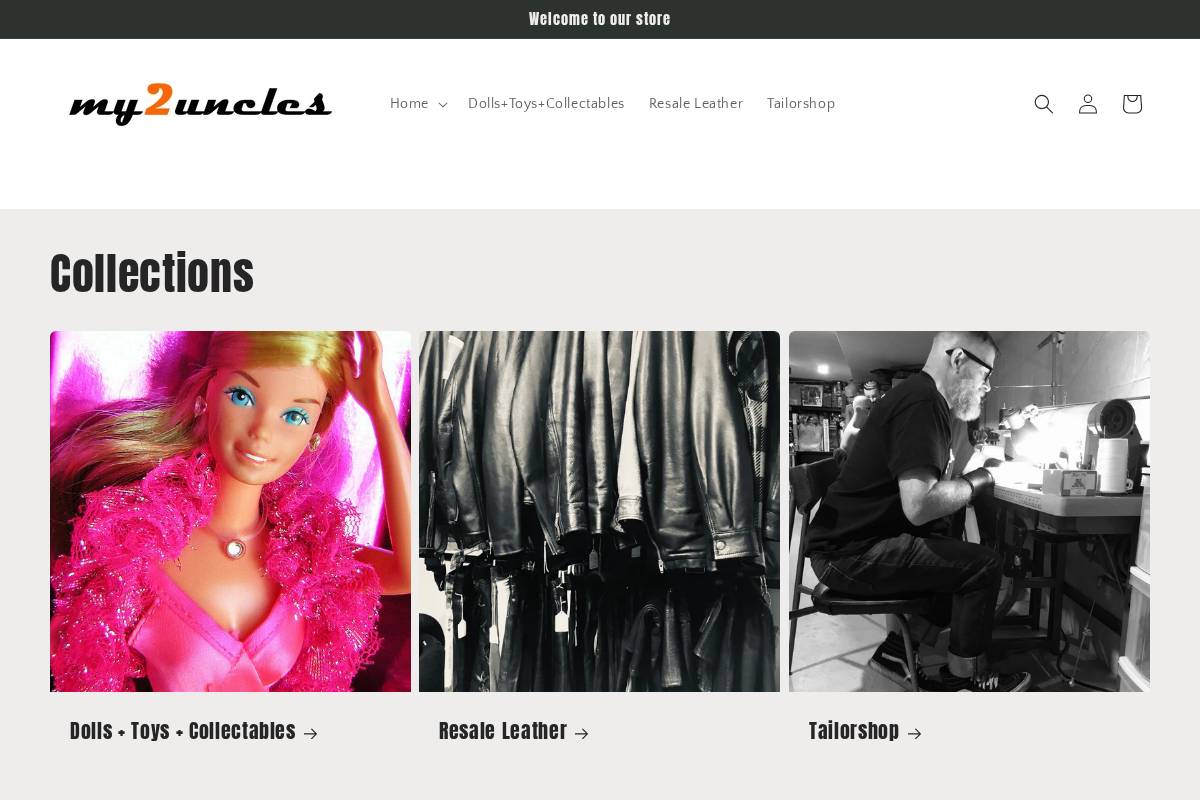 my2uncles.com homepage screenshot