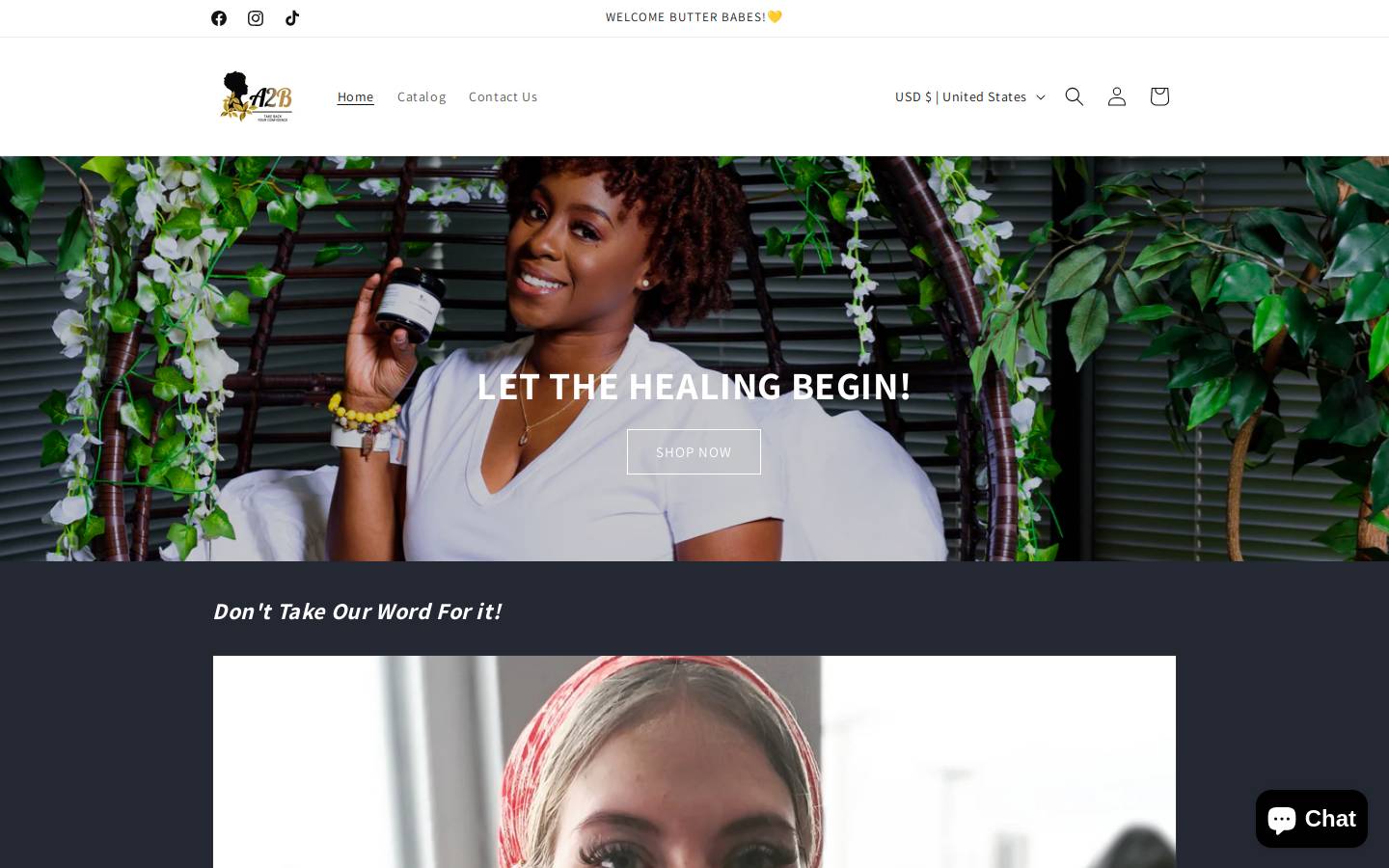mya2bllc.com homepage screenshot
