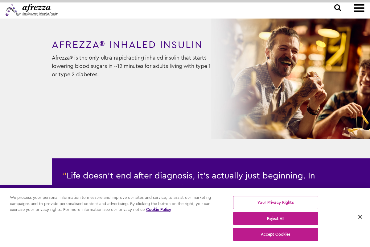 myabetic.com homepage screenshot