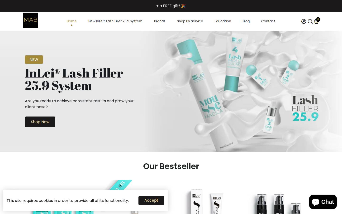 myabsolutebeauty.com homepage screenshot