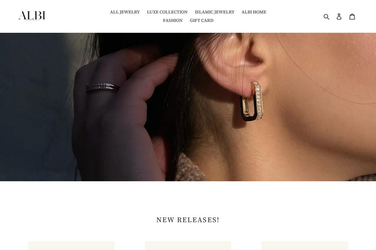 Albi homepage screenshot