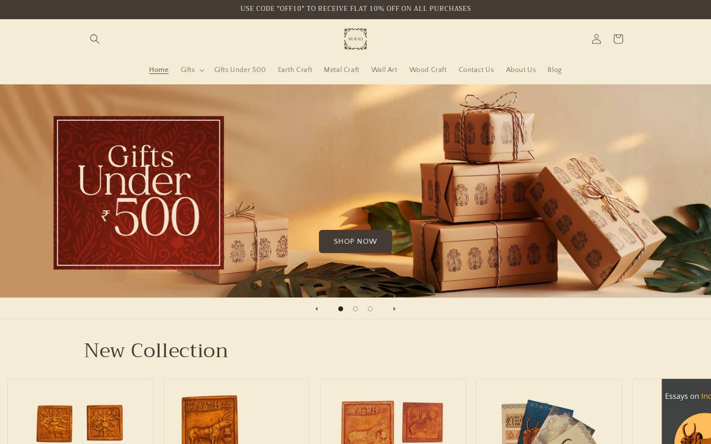 myaravali.com homepage screenshot