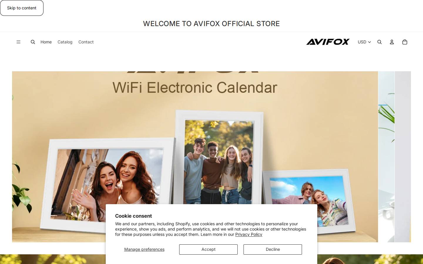 myavifox.com homepage screenshot