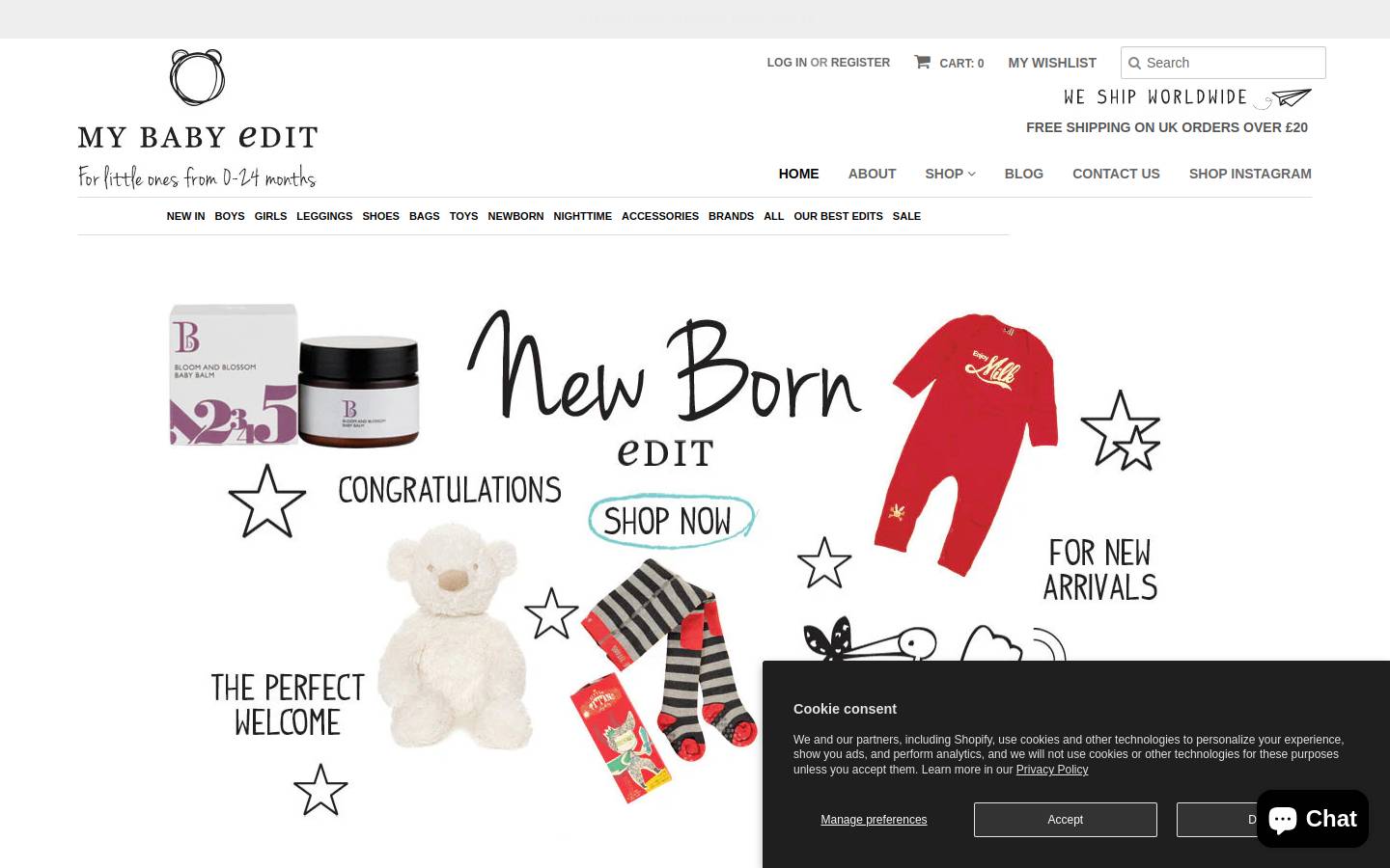 mybabyedit.com homepage screenshot