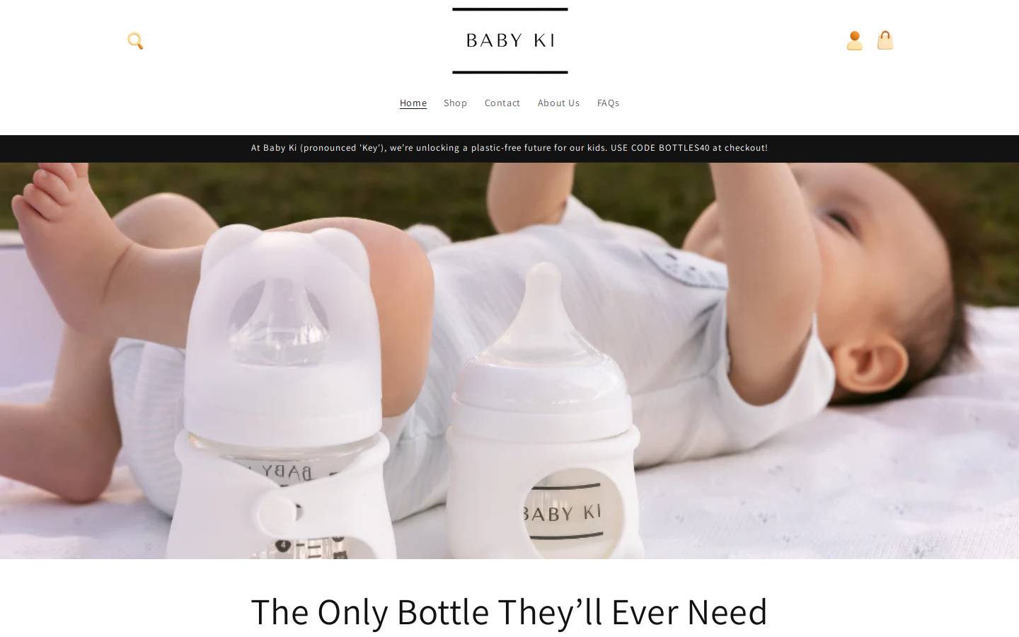 mybabyki.com homepage screenshot