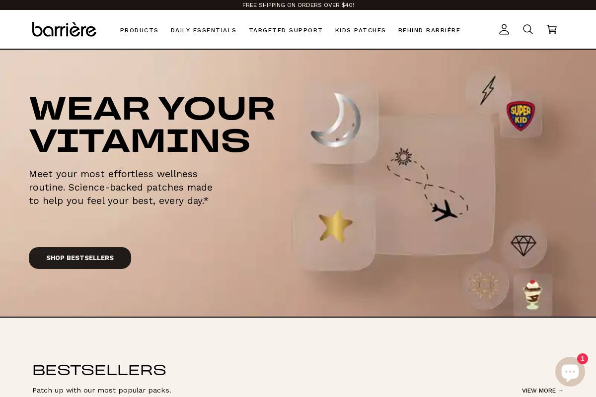 mybarriere.com homepage screenshot