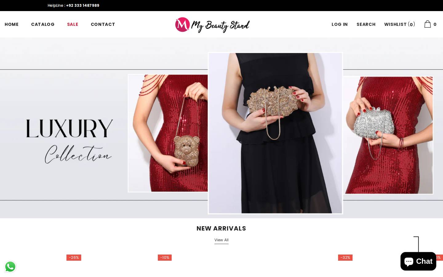 mybeautystand.com homepage screenshot