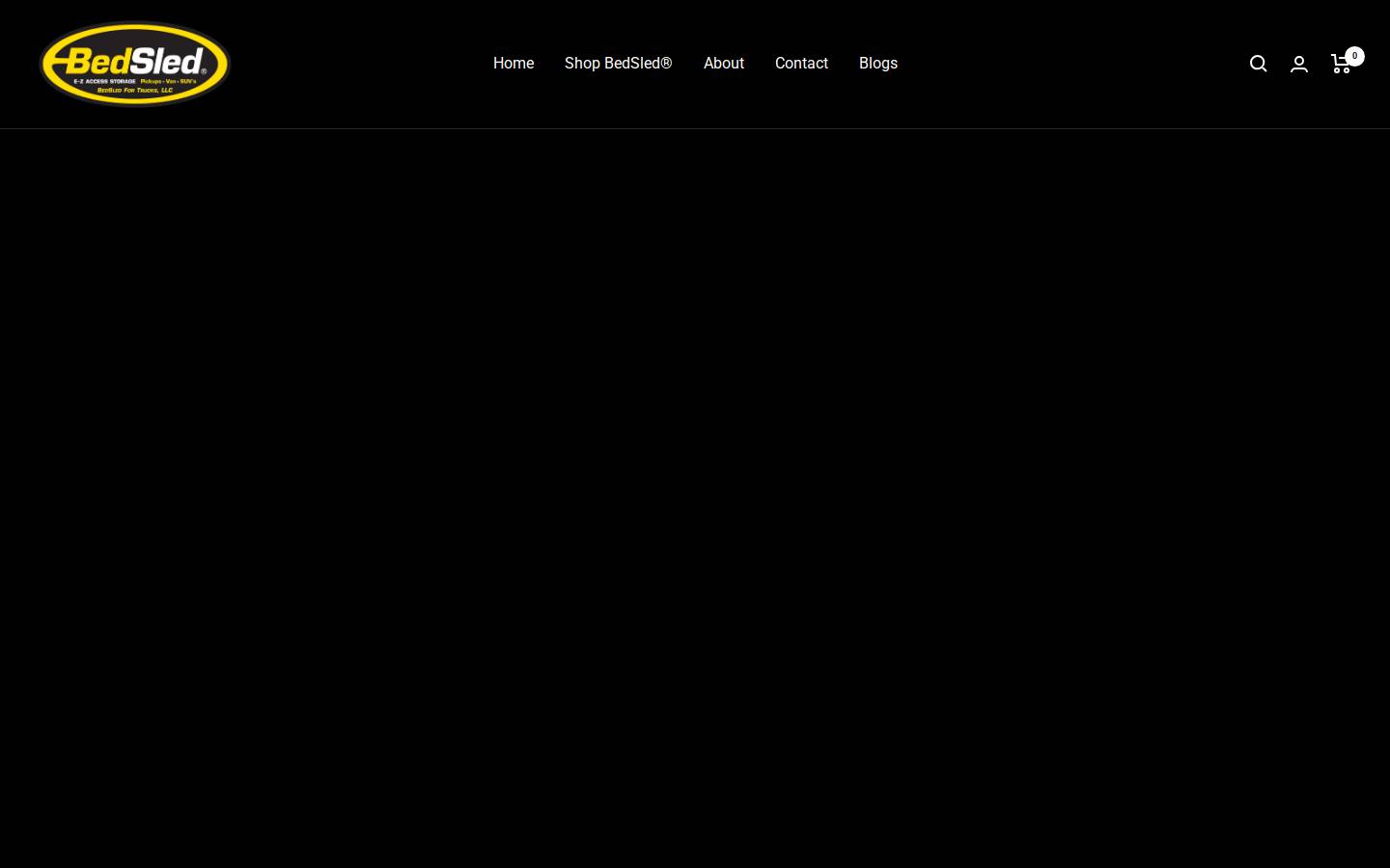 mybedsled.com homepage screenshot