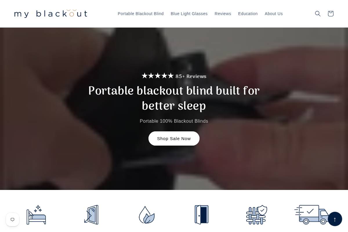myblackout.com.au homepage screenshot