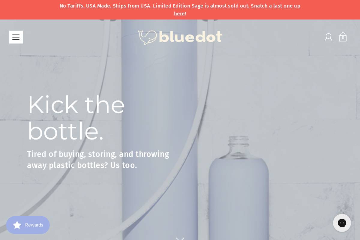 mybluedot.com homepage screenshot