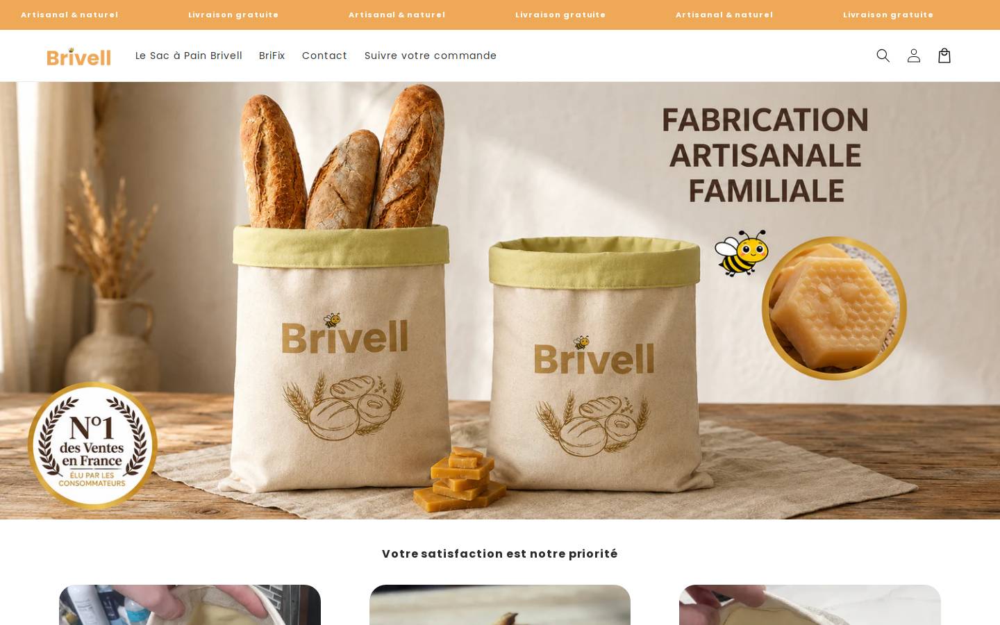 mybrivell.com homepage screenshot
