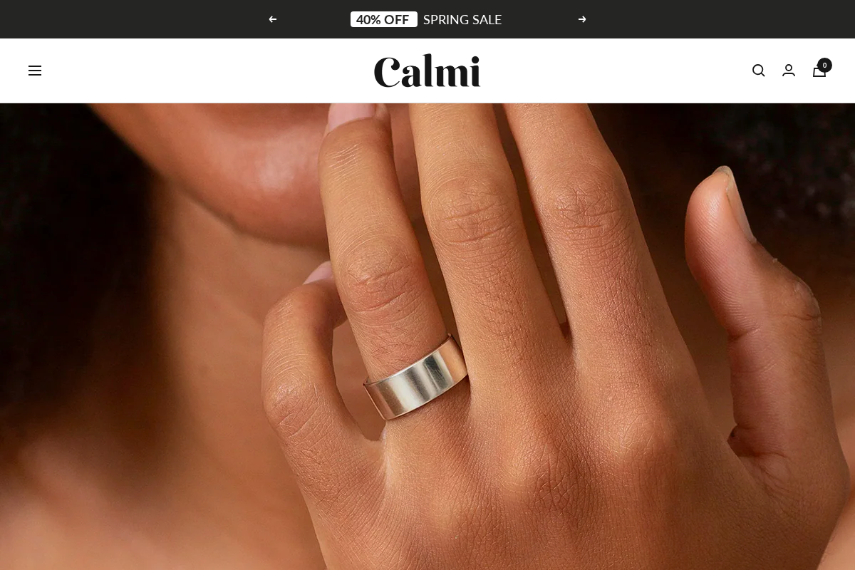 Serenity Ring homepage screenshot