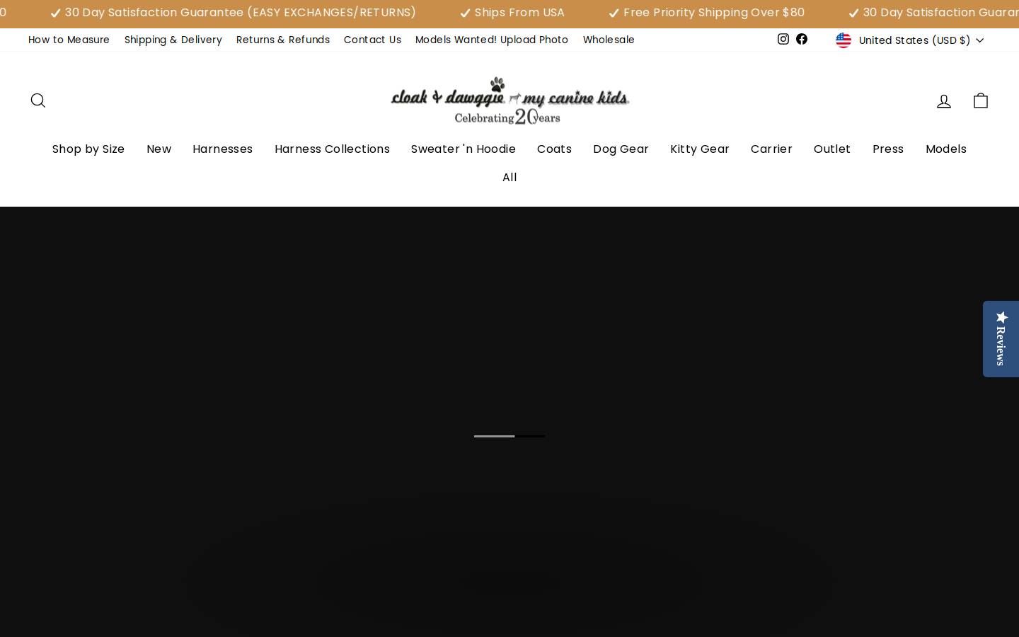 mycaninekids.com homepage screenshot