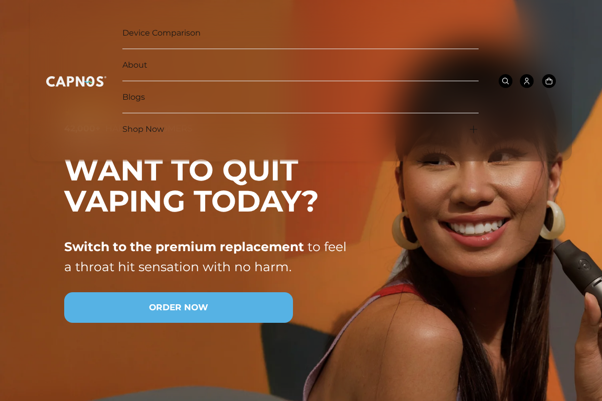 mycapnos.com homepage screenshot