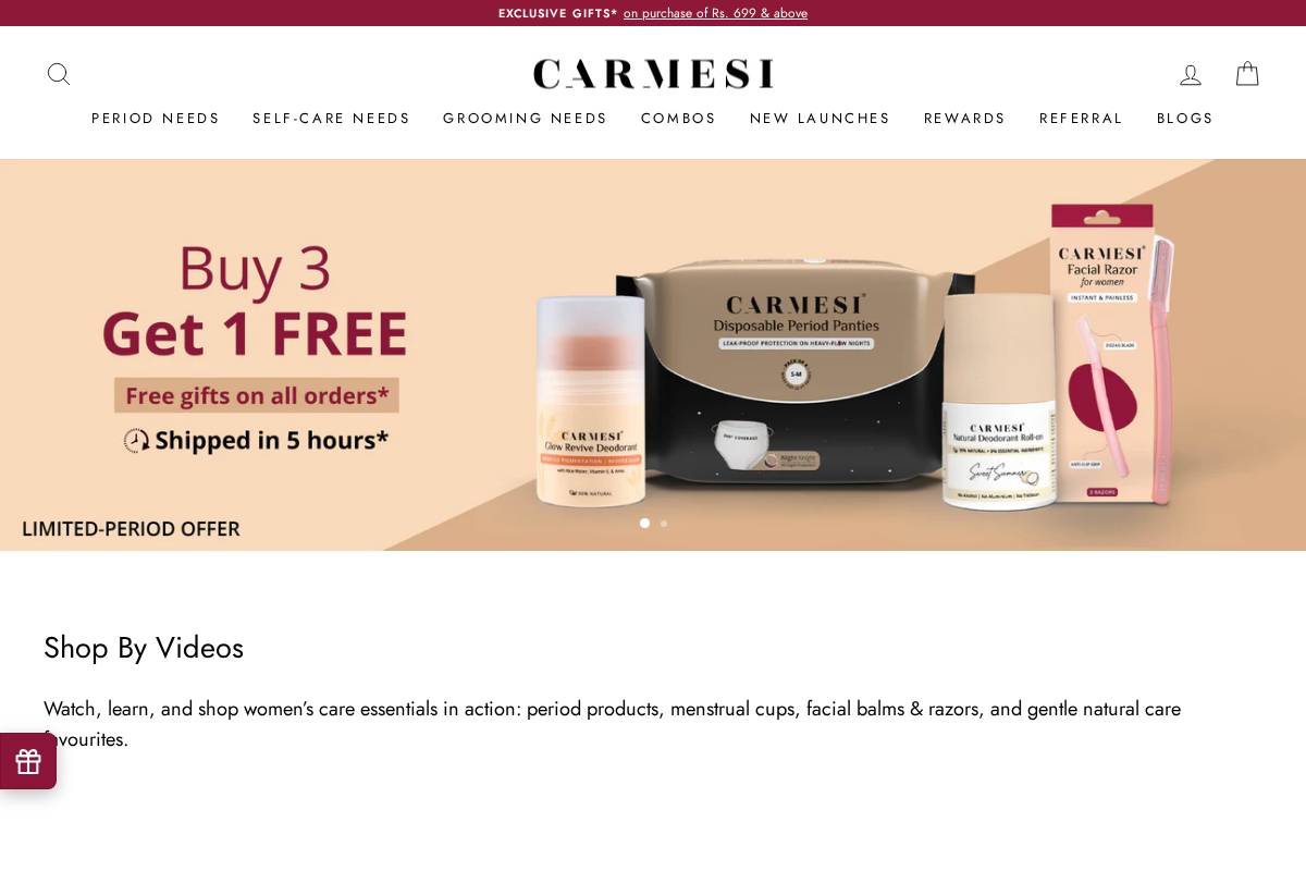 mycarmesi.com homepage screenshot