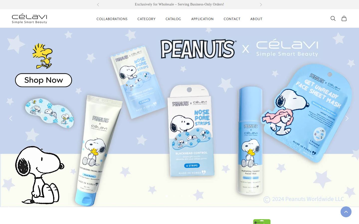 mycelavi.com homepage screenshot