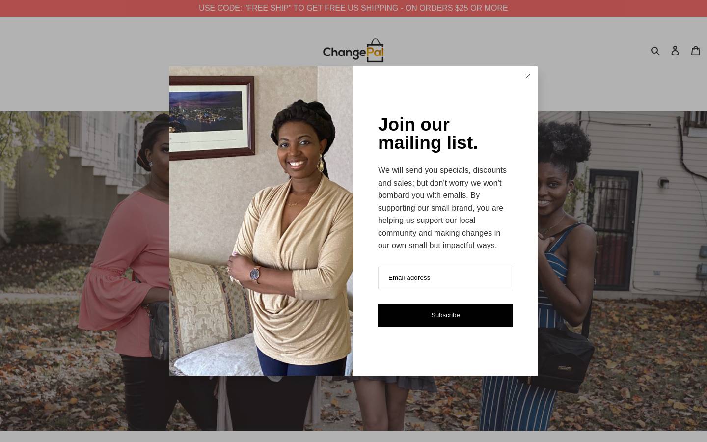 mychangepal.com homepage screenshot