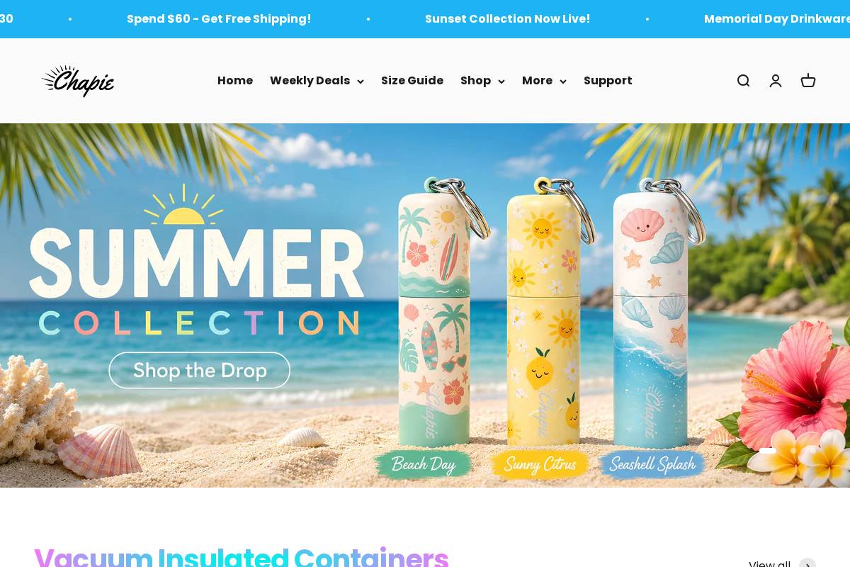 mychapie.com homepage screenshot