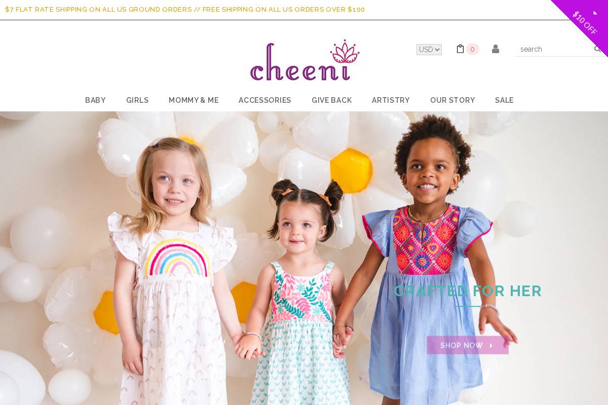 mycheeni.com homepage screenshot