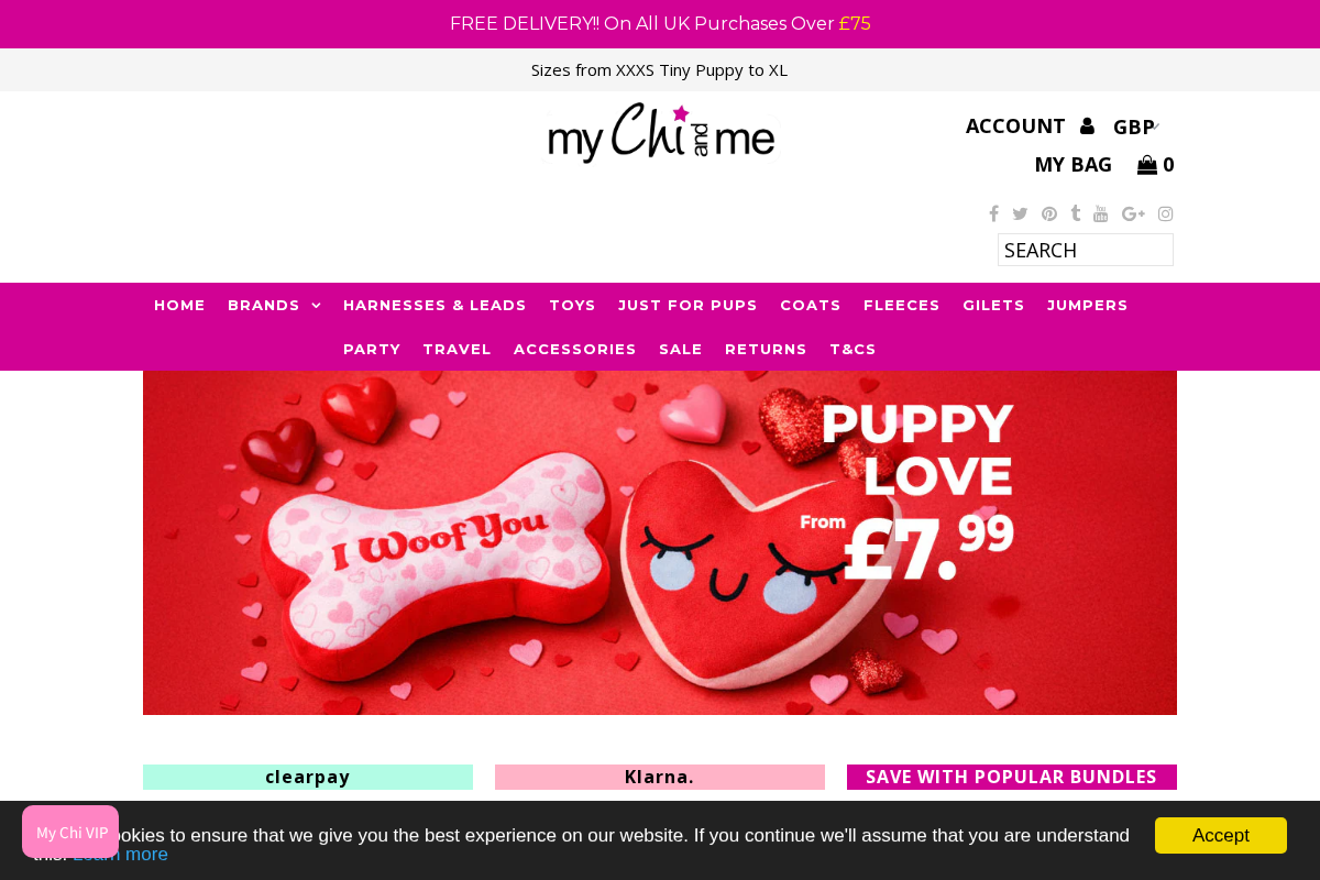 My Chi and Me homepage screenshot