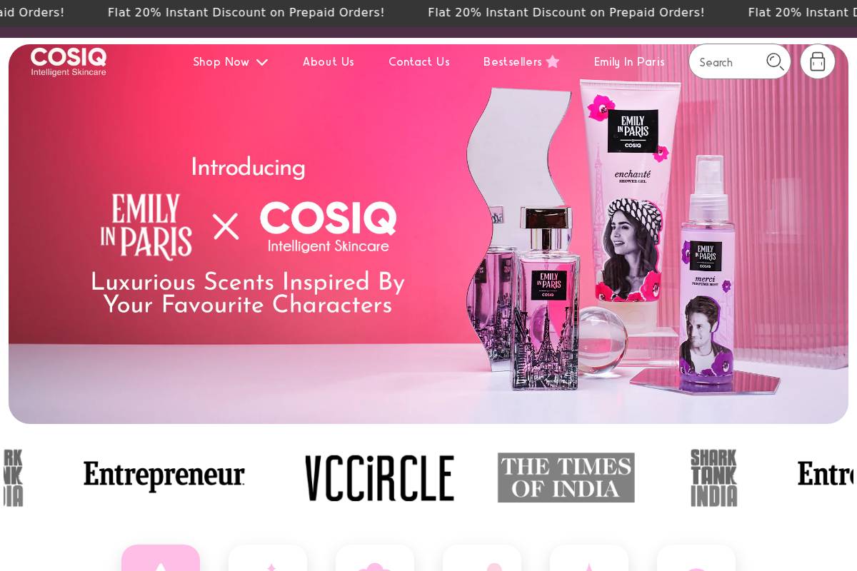 mycosiq.com homepage screenshot