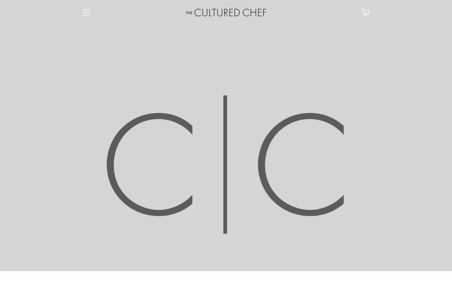 myculturedchef.com homepage screenshot