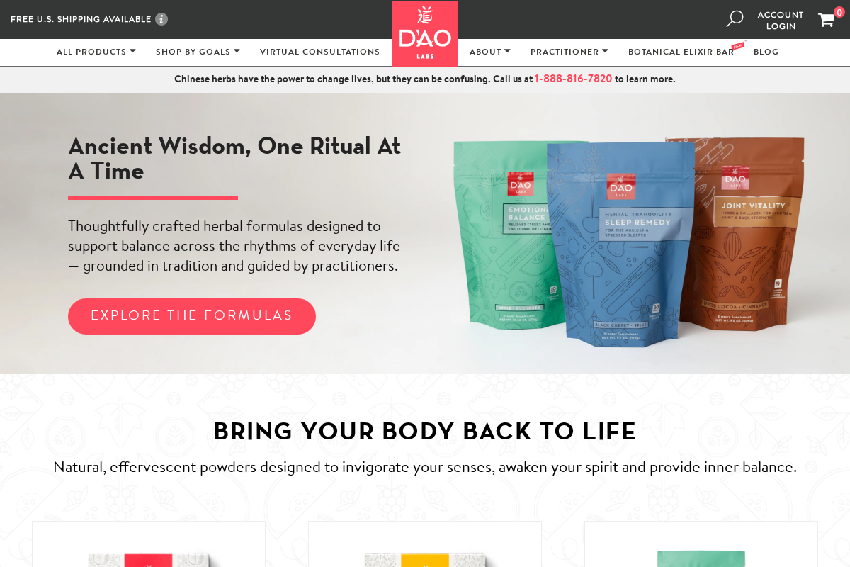 mydaolabs.com homepage screenshot