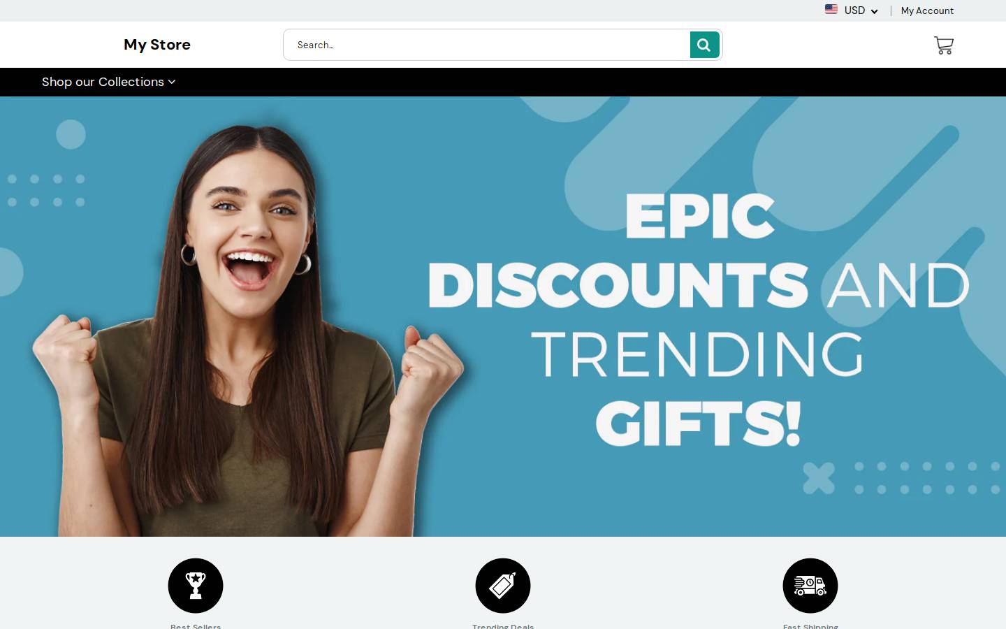 myddapparel.com homepage screenshot