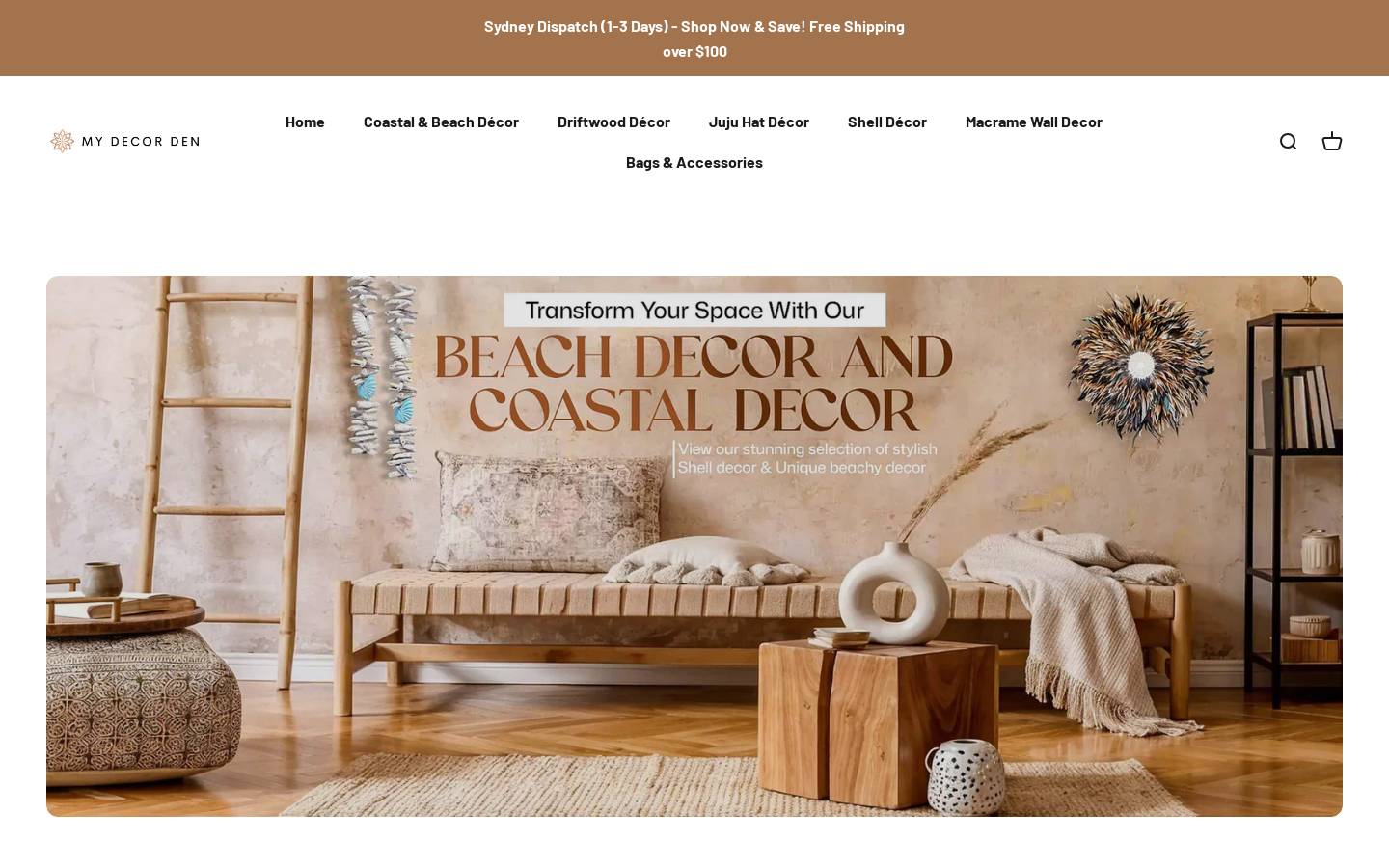 mydecorden.com.au homepage screenshot