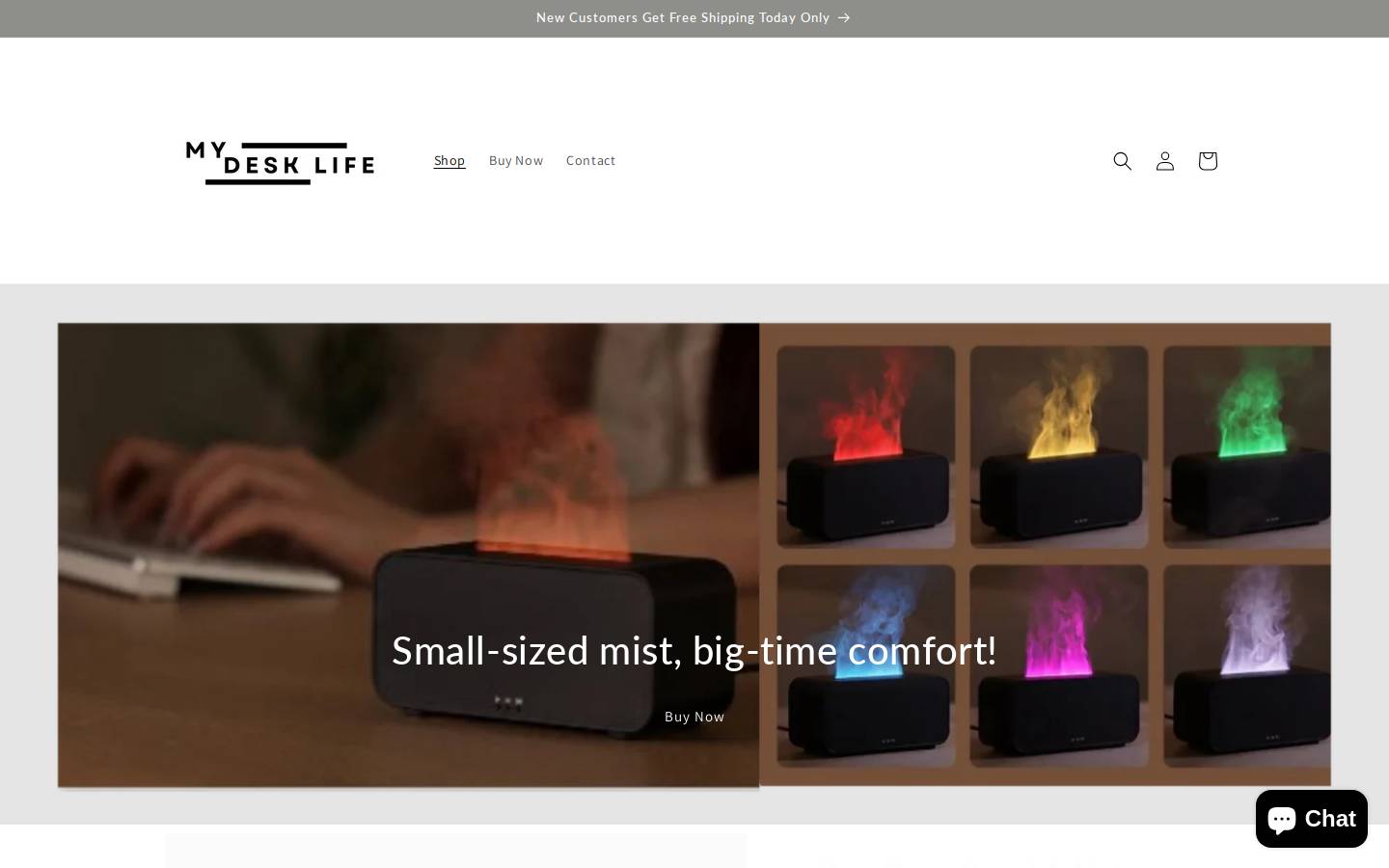 mydesklife.com homepage screenshot