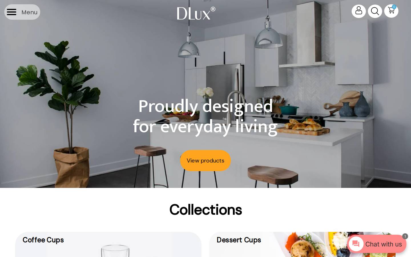 mydlux.com homepage screenshot