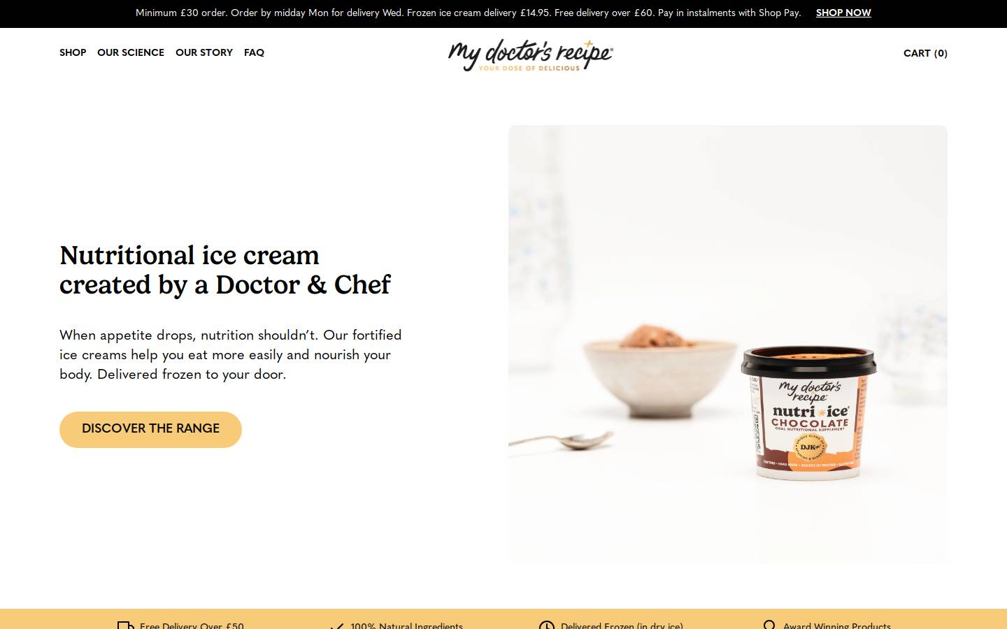 mydoctorsrecipe.com homepage screenshot