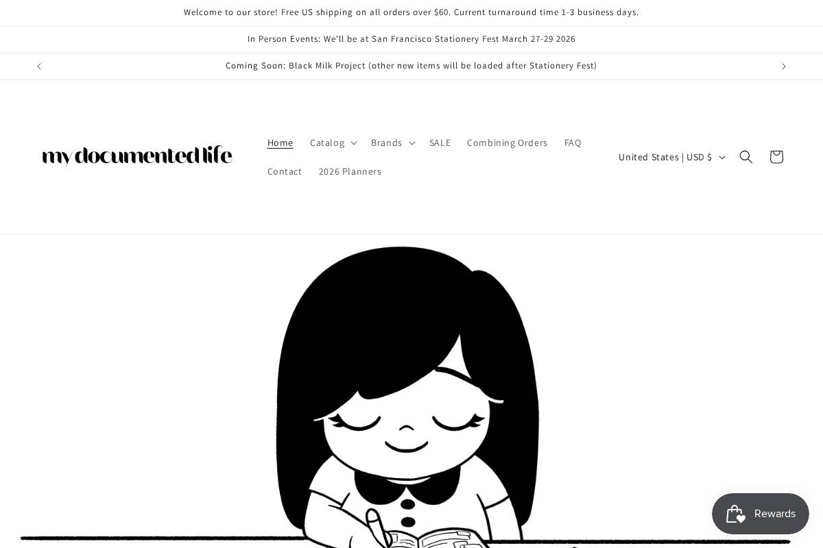 mydocumentedlife.net homepage screenshot