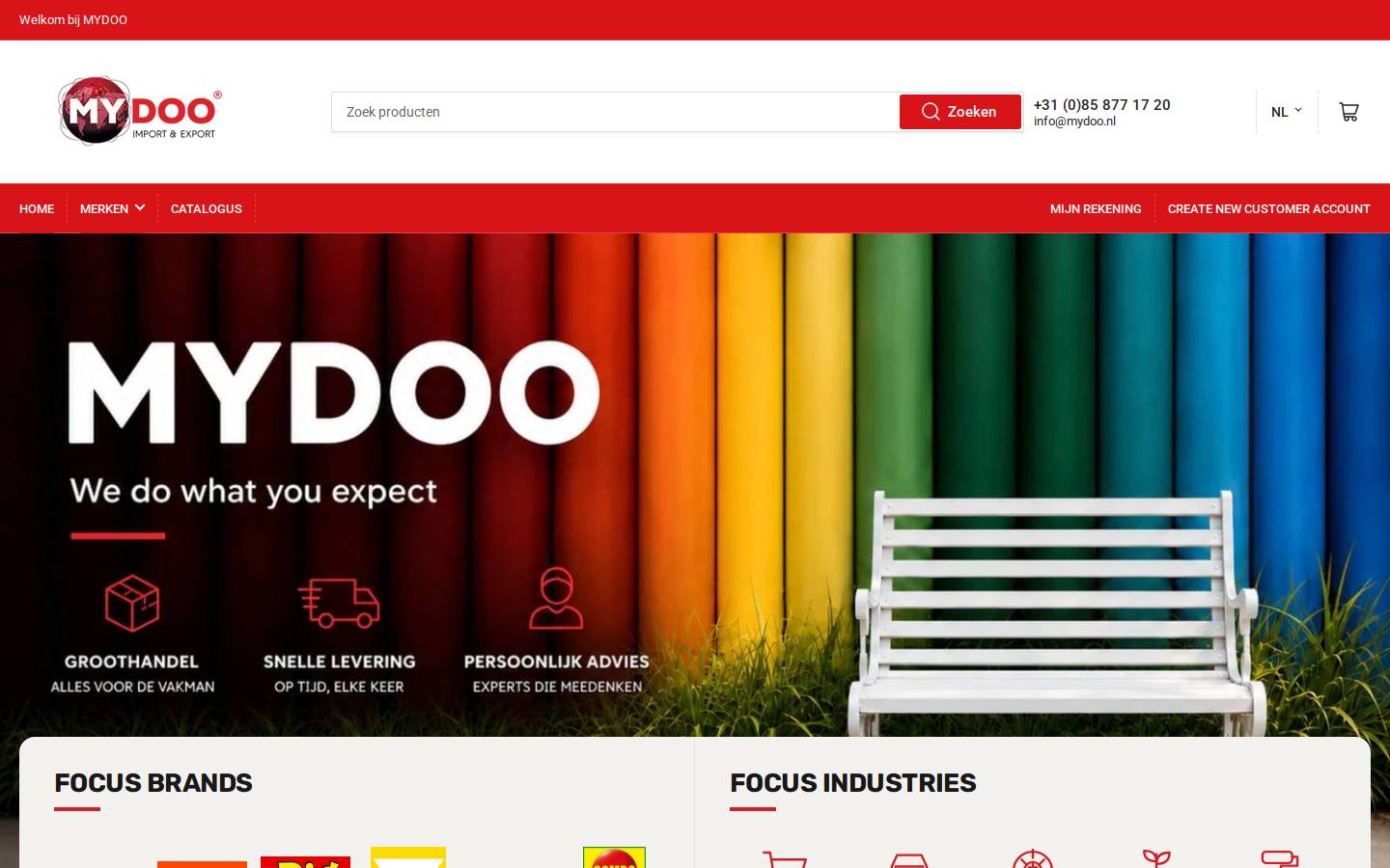 mydoo.eu homepage screenshot