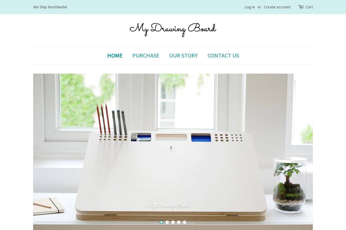 mydrawingboard.fr homepage screenshot