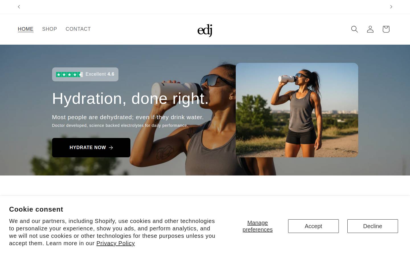 myedj.com homepage screenshot