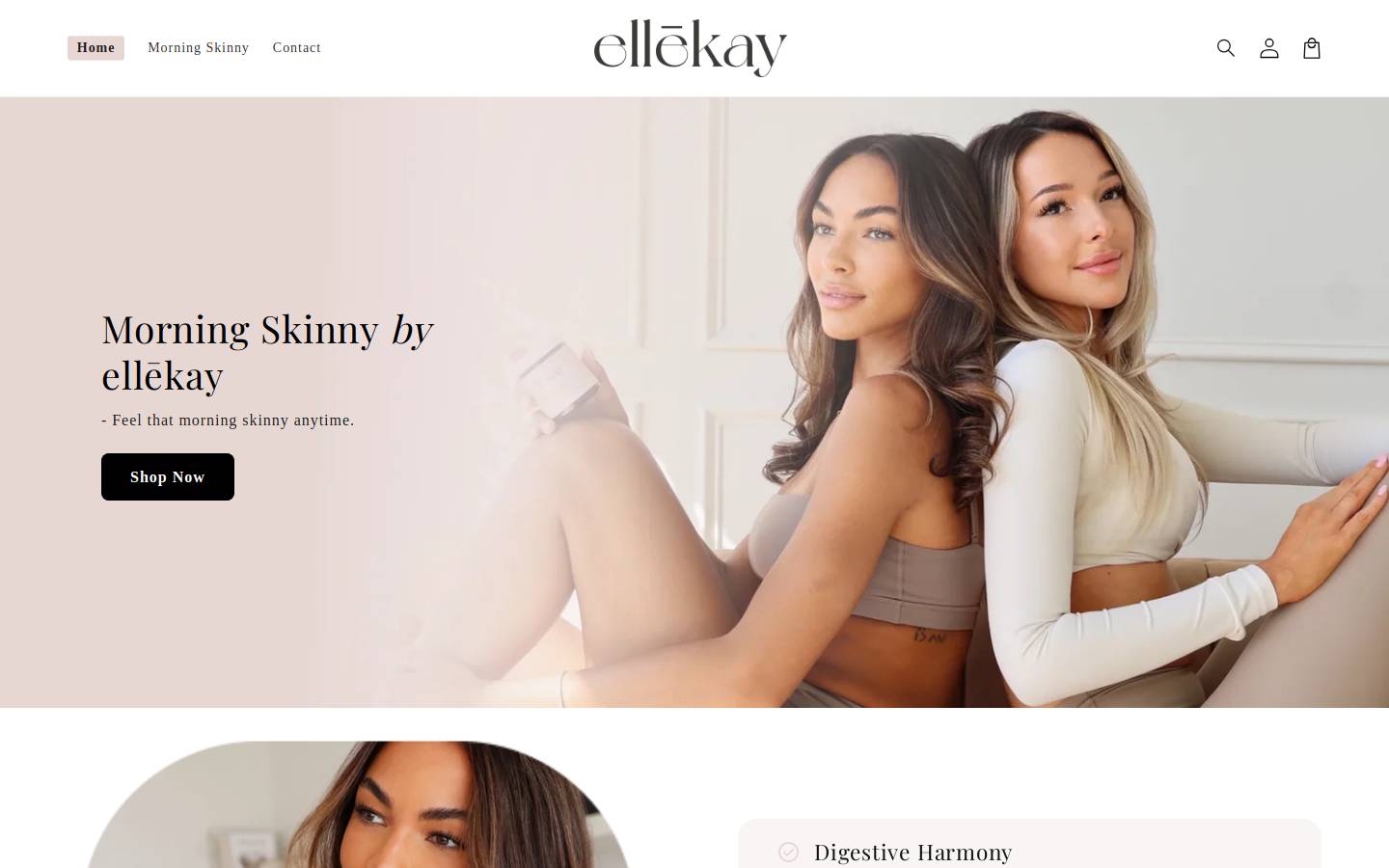 myellekay.com homepage screenshot