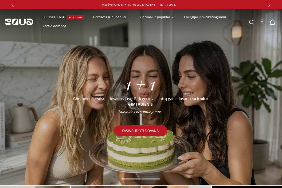 EQUA d.o.o. homepage screenshot