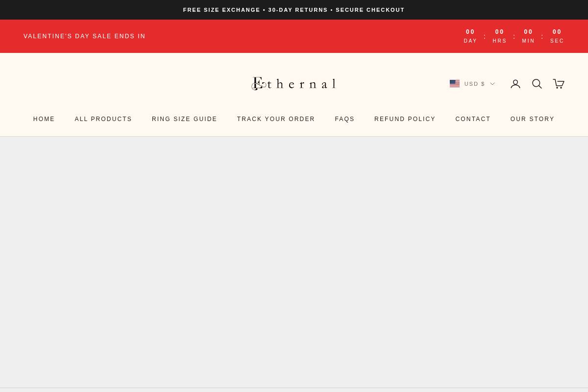Myethernal homepage screenshot