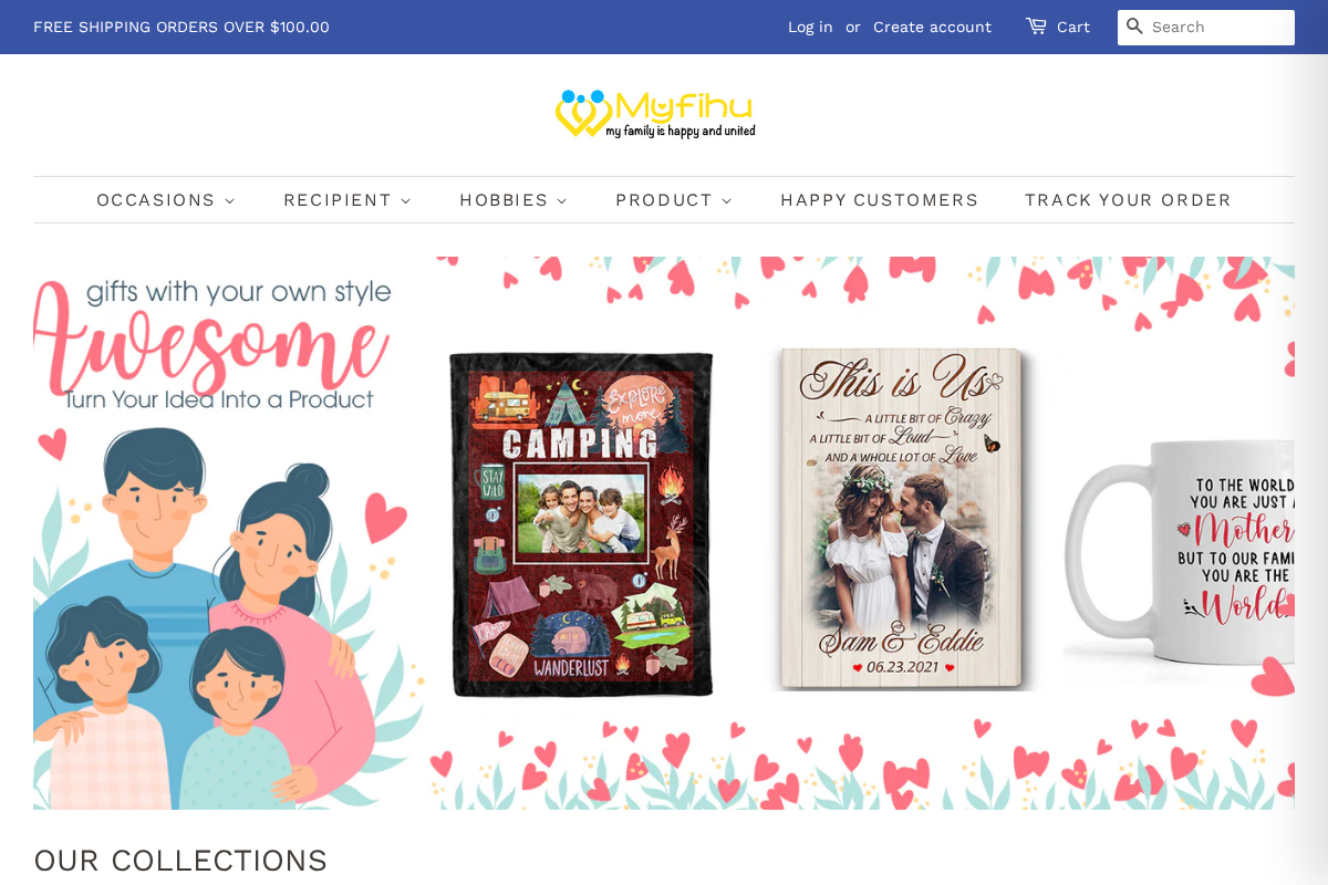 myfihu.com homepage screenshot
