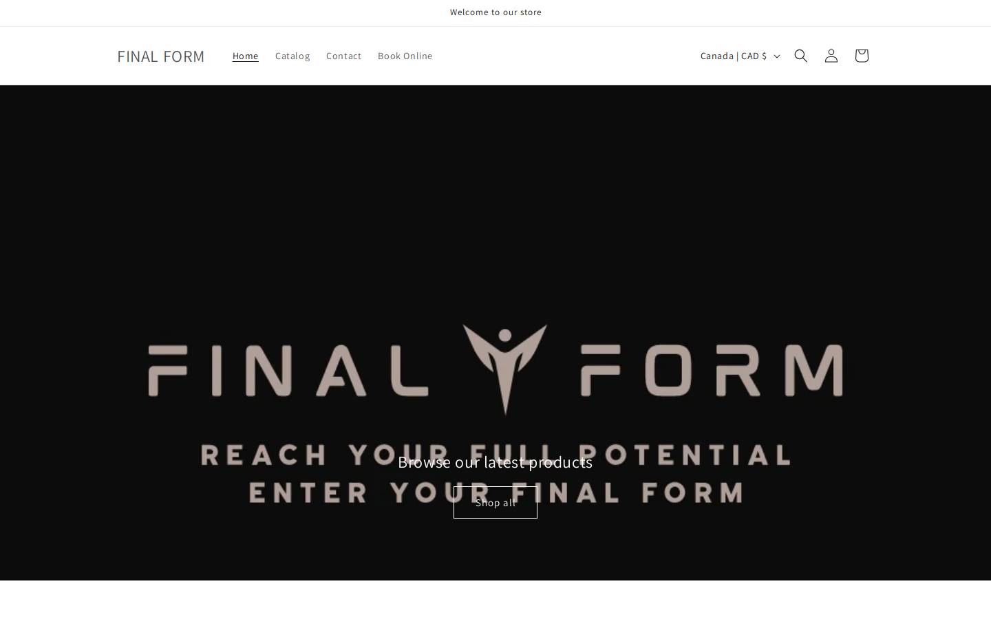 myfinalform.com homepage screenshot