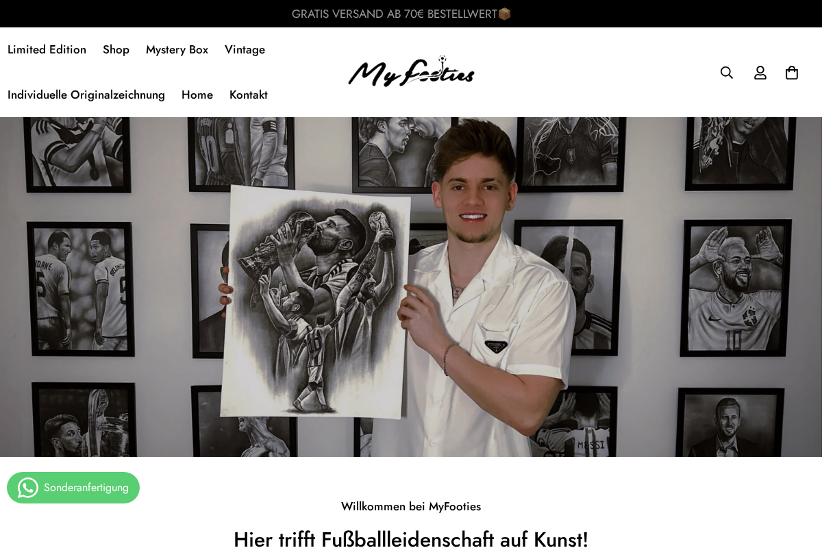 MyFooties homepage screenshot