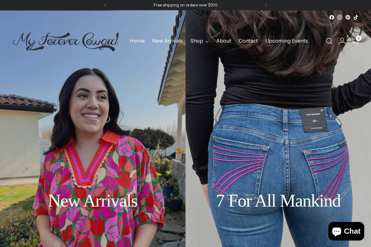 myforevercowgirl.com homepage screenshot